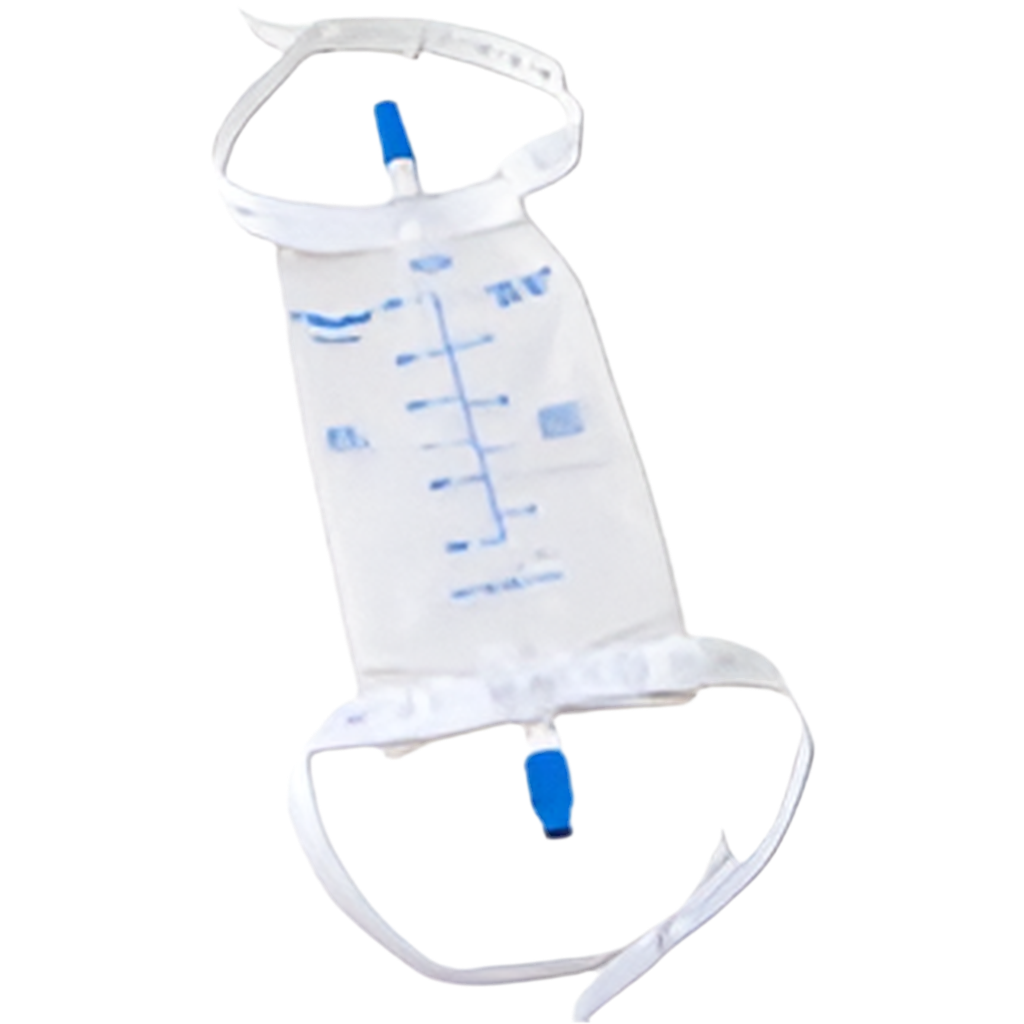 Cardinal Health Standard Leg Bag With Twist Valve, 900 ML