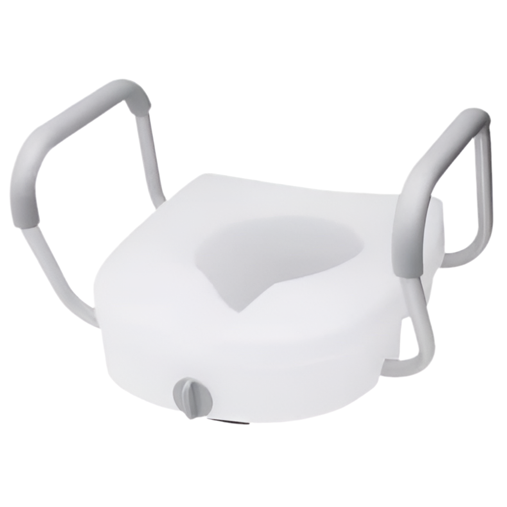 Carex Raised toilet seat w/ arms (Universal)